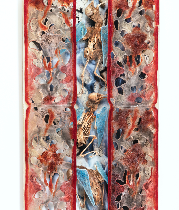 Jude Schlotzhauer-glass and mixed media, ESCAPE '21