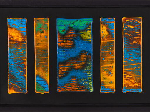 Blue and Orange Earth